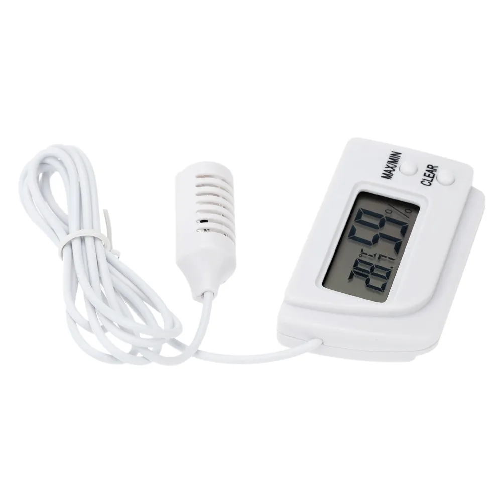 Digital Temperature and Humidity Meter Incubator Pet Tortoise Hatching Eggs Sensor Thermometer Mini