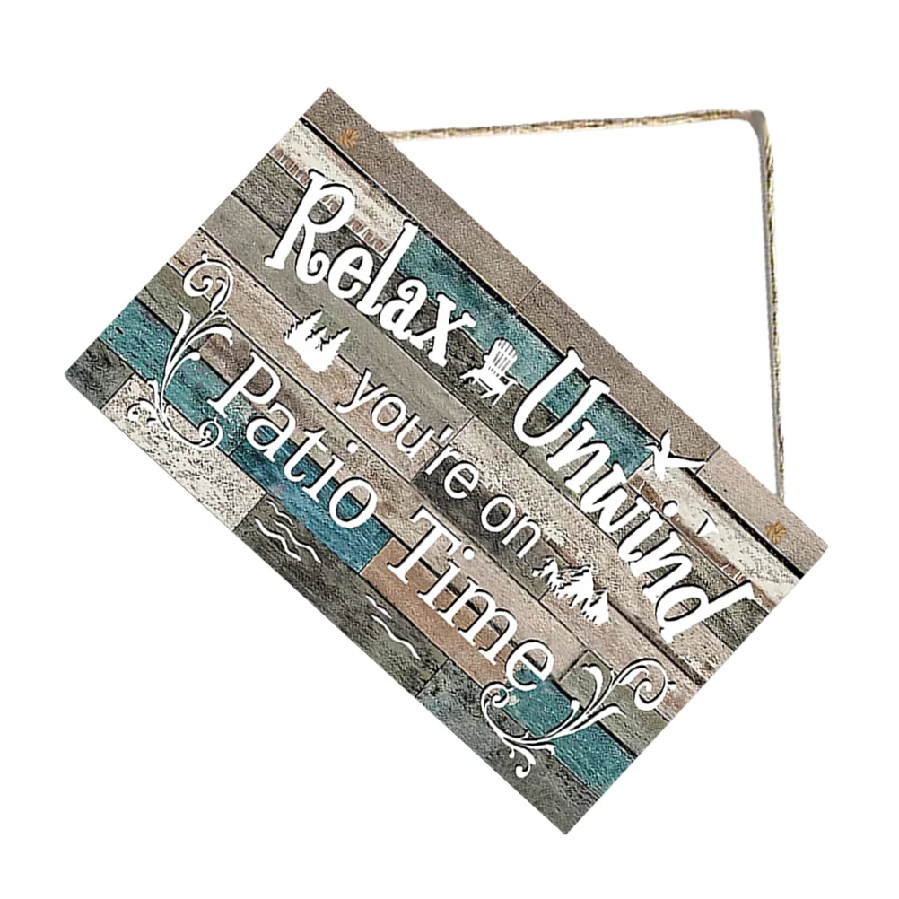 Density Board Hanging Sign Hanging Plaque Home Decorative Wall DIY Board Decorative Hanging Sign