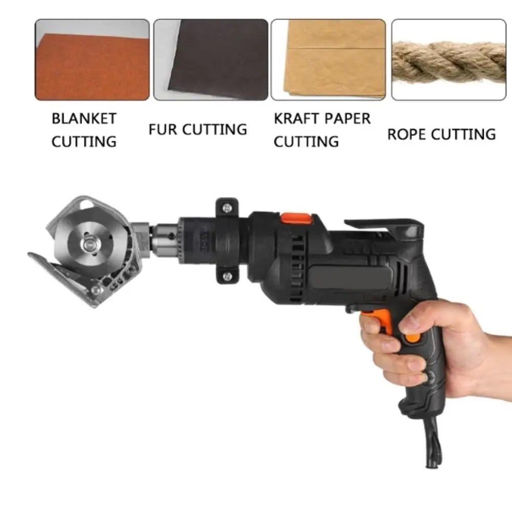 

Handheld Electric Cloth Cutter Modification Accessories Refitting Accessory Impact Drill Cloth Cutter Utility Fiber Multi Use
