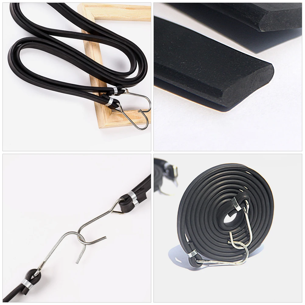 

High Elastic Motorcycle Luggage Strap Durable Electric Rope Bike Binding Strap Adjustable Cargo Tie Down Bungee Cord Luggage