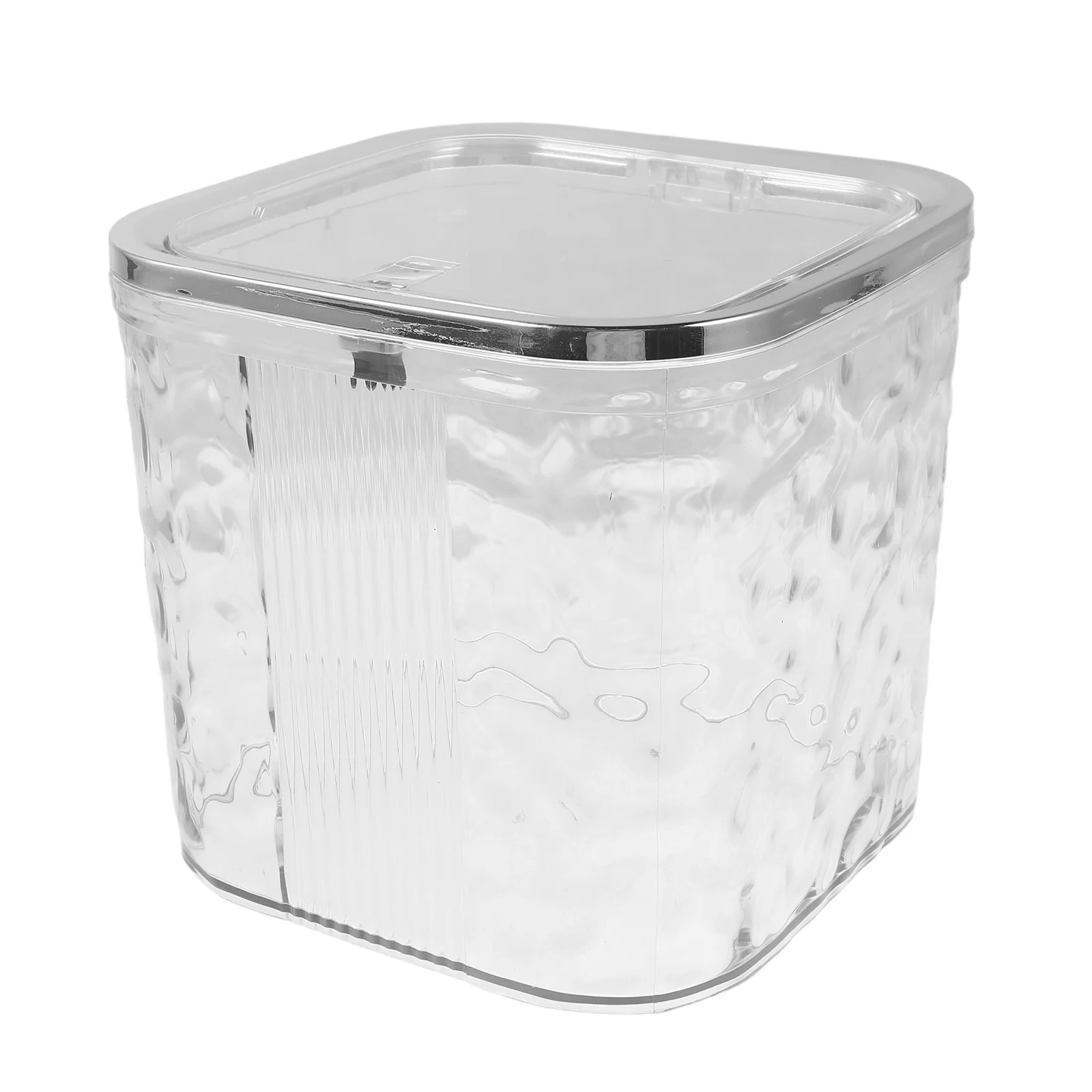 

Children Hair Accessories Organizer Box Press Type Lid Large Capacity Clear Window Hair Tie Clip Storage Portable