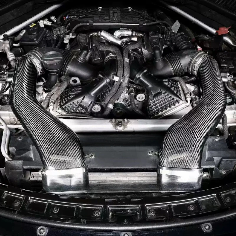 Suitable for  BMW F85 X5M F86 X6M 4.4T Dry Carbon Fiber Cold Intake Kit