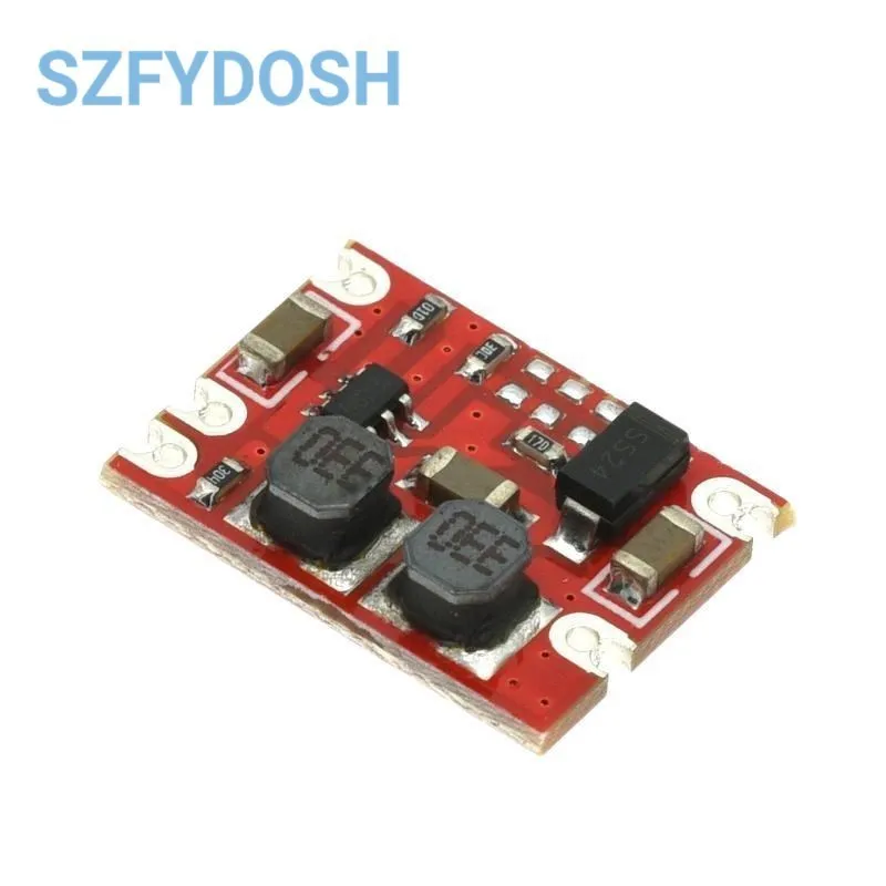 S09 DC-DC โมดูลแปลงบั๊ก DC 2.5-15V เป็น DC 3.3V 5V สเต็ปดานแรงดันไฟฟ้าอินเวอร์เตอร์