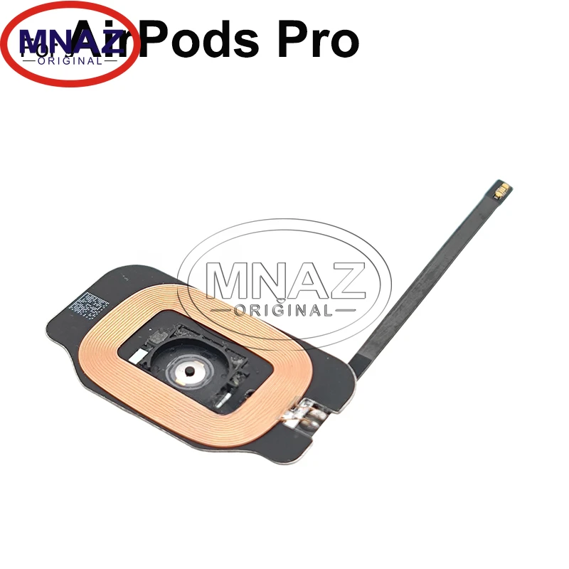 MNAZ For Airpods Pro Earphone Headphone Battery Compartment Wireless Charging Coil Module Flex Cable Replacement Parts