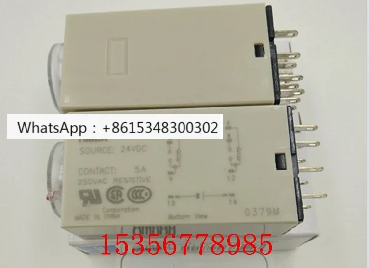

Original genuine delay time relay H3Y-2-C H3Y-4 DC12V24V AC220V 8/14 pin