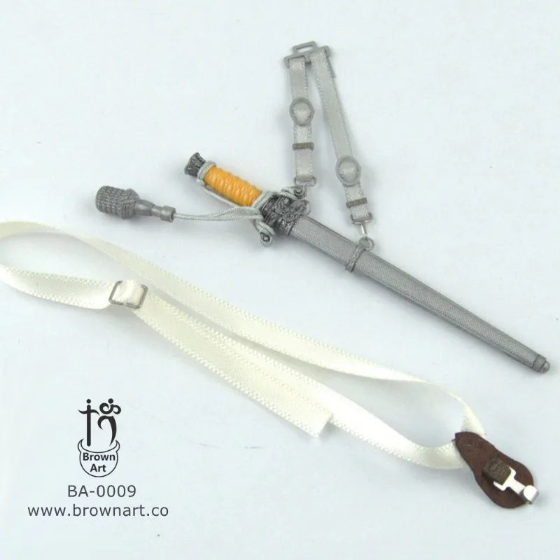 

Модель короткого меча с ремнем BROWN ART BQD-009W в масштабе 1/6 для 12-дюймовых фигурок солдатов