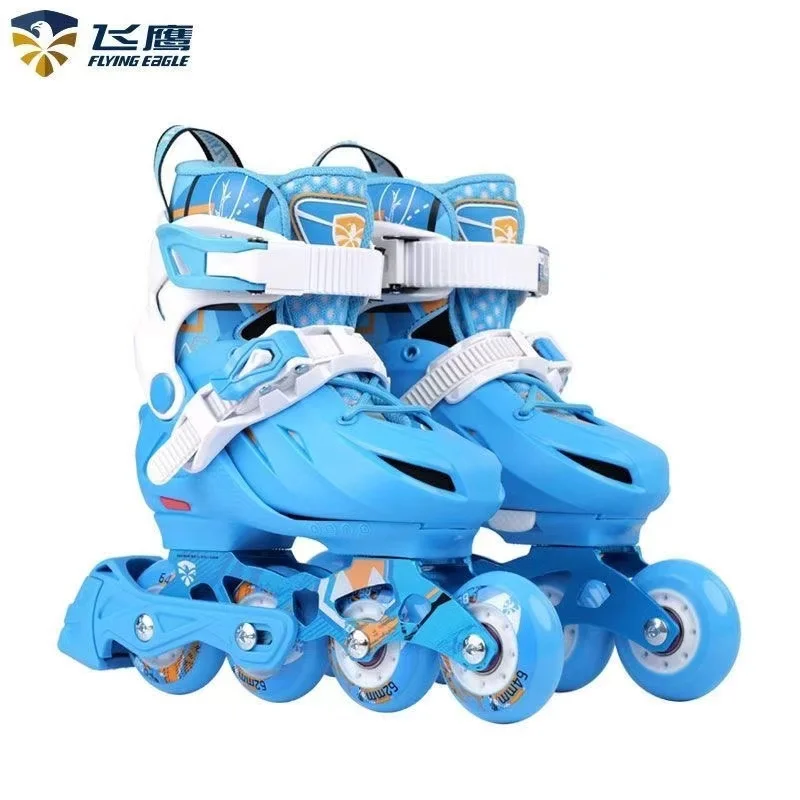 Eagle Roller Skate Shoes Patines Genuine Children's Male and Female Fancy Flat Inline Skating Set NITE Sneakers Kids