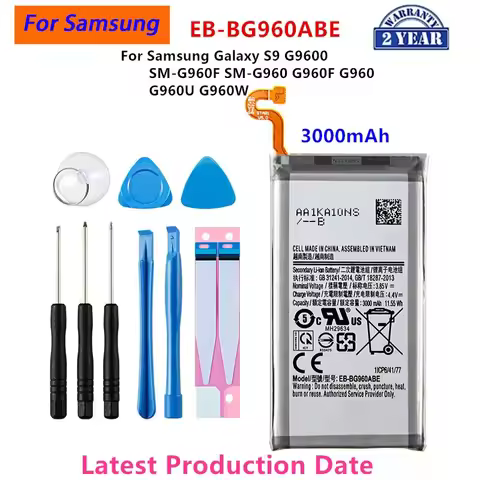 Brand New EB-BG960ABE 3000mAh Battery For Samsung Galaxy S9 G9600 SM-G960F SM-G960 G960F G960 G960U G960W