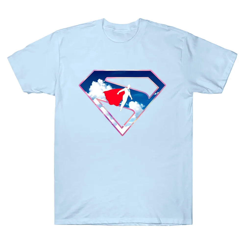 

Movie Star Gift Cotton Tees David Corenswet Super Hero Classic Logo Graphic T Shirts Fashion Women Men High Street Y2K Clothing