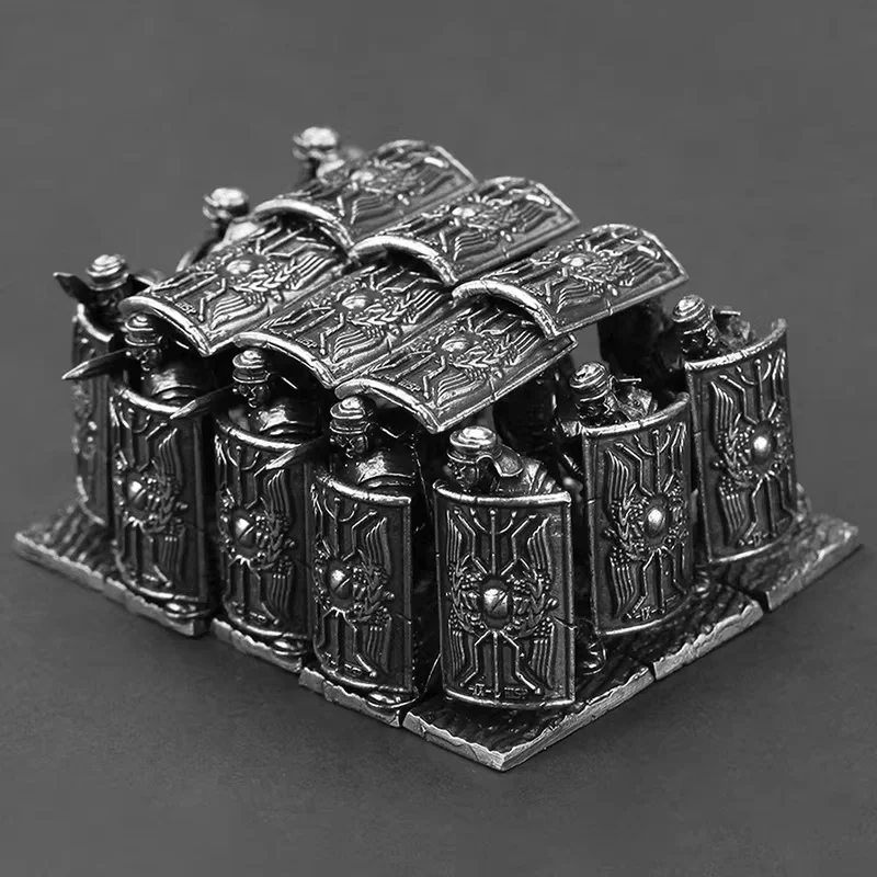 Ancient Rome 9th Legion Metal Soldier Figure Miniature Toy Car Interior Desktop Ornament DIY Paint Collection