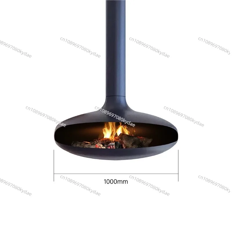 

Высококачественная современная дизайнерская печь на дровах и биотопливе, многотопливный подвесной камин, отдельно стоящая печь для виллы на древесных пеллетах