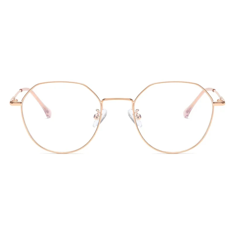 Metal Round Anti Blue Light Glasses Women Men Classic Square Eyeglasses Frames Transparent Computer Glasses Oculos Feminino