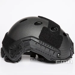 FMA Tactical Airsoft FAST Carbon Fiber Helmet PJ Series Perforated Breathable Lightweight Parachute Paintball Helmet TB1453