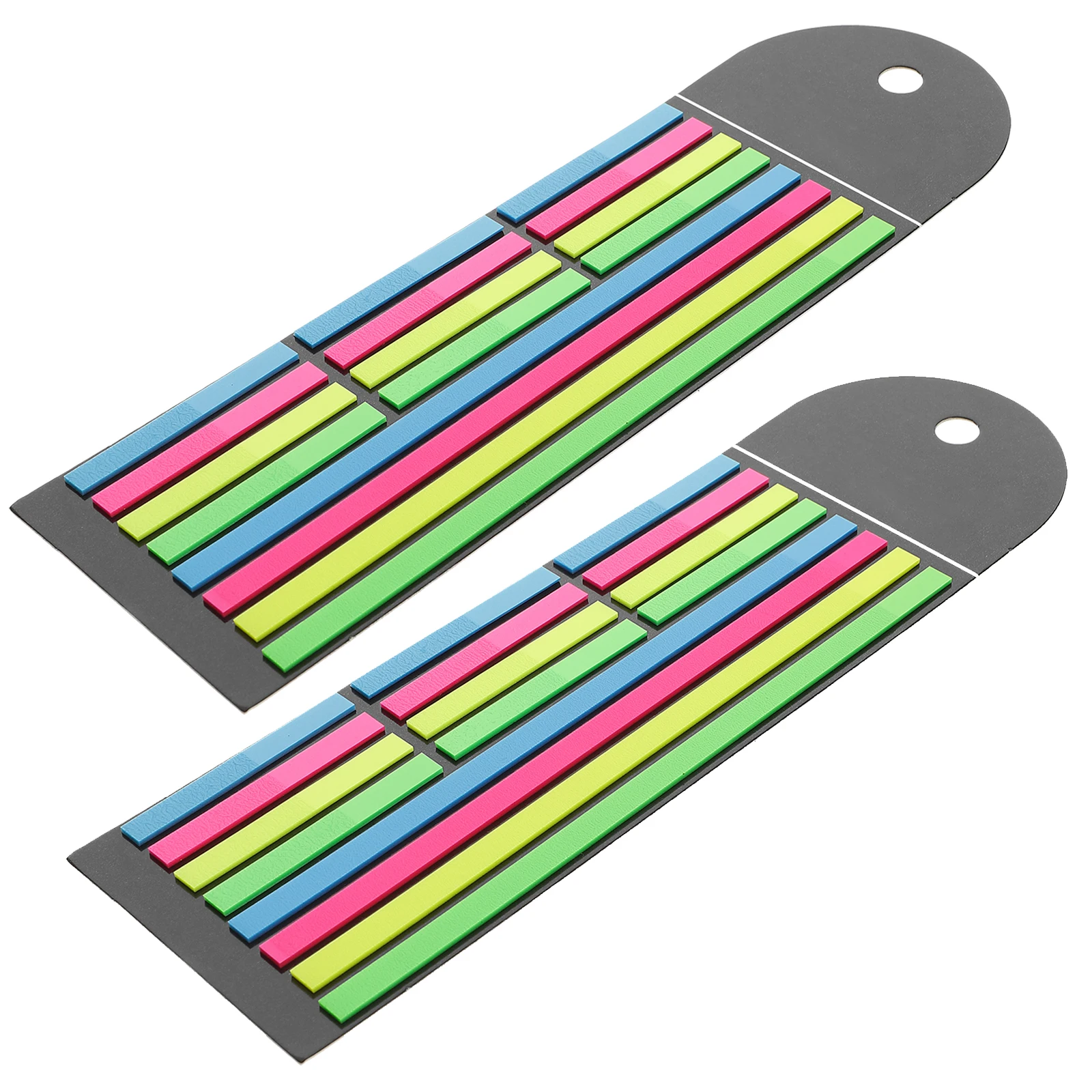 

2 Pcs Fluorescent Tabs Page Markers Annotation Index Sticker Divider Highlighter The Pet Notebook Student Writable