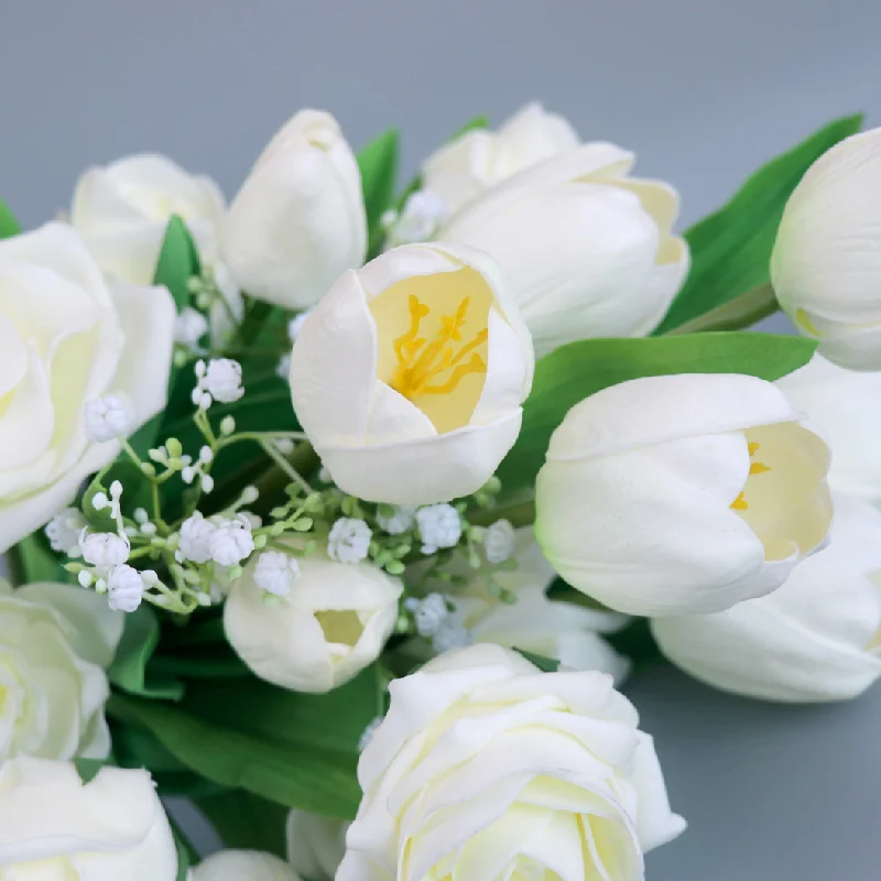 Moist feeling Tulip bouquet da sposa coreano outdoor wedding photography puntelli matrimonio licenza bouquet matrimonio