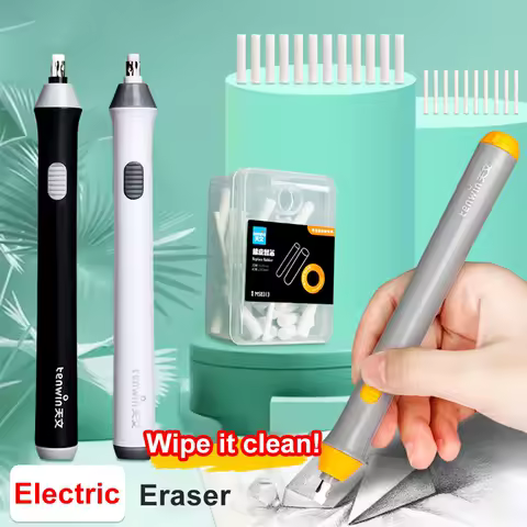Electric Eraser Art Eraser Set With Refill Sketch Pencil Multi-function Writing Correction School Stationery