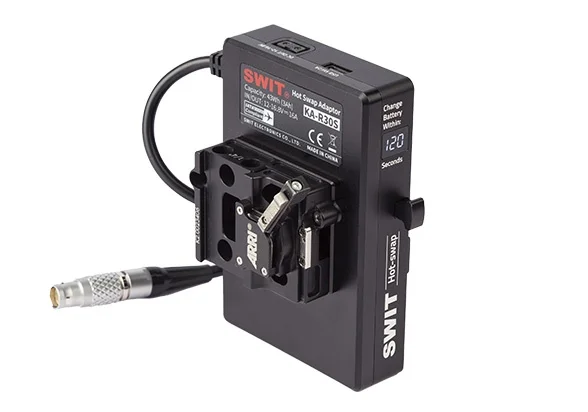 SWIT KA-R30S-Placa de intercambio de calor de montaje en V de 14,4 V para celdas de carga constante MINI / MINI LF, 43Wh, 200W, al menos 2 minutos de tiempo de funcionamiento