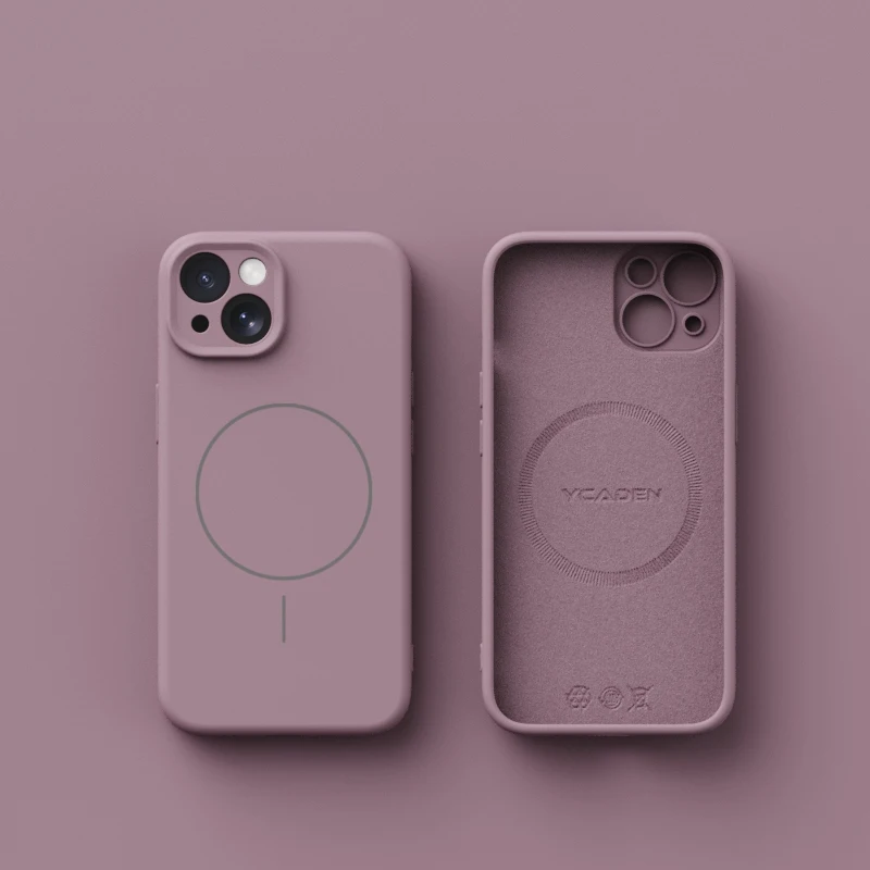 Original Liquid Soft Silicone For Magsafe Wireless Charge Magnetic Case For iPhone 17 16 Plus 15 14 13 12 Pro Max 11 Cover