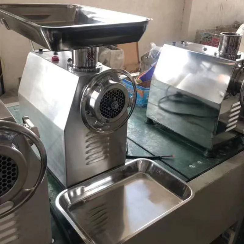 Commercial Electric Multifunctional Meat Grinder, 320KG/H Stainless Steel Food Chopper, Beef and Lamb Processing(Customized)