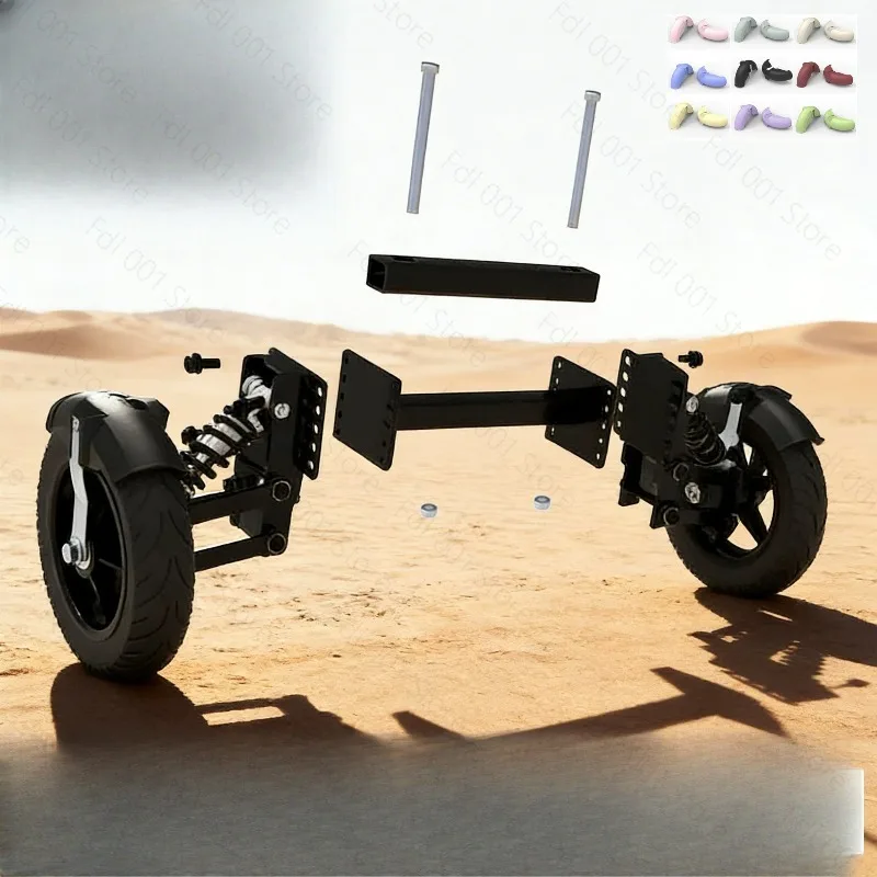 Electric vehicle auxiliary wheel balance wheel foldable auxiliary elderly novice takeaway
