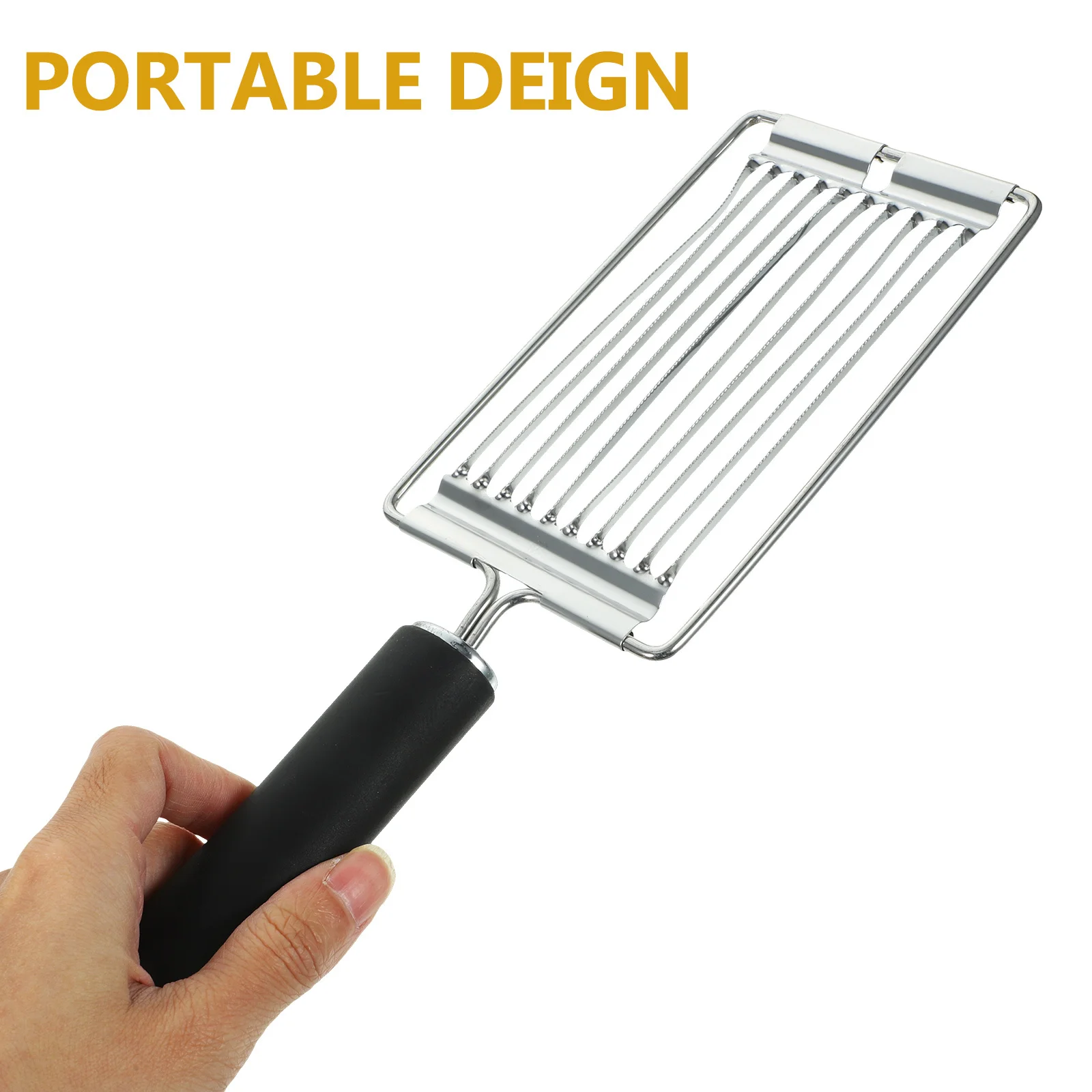 

Stainless Steel Multifunctional Cutter Kitchen Slicer for Vegetables Eggs Tomato Practical Tool Stainless Steel Cutter