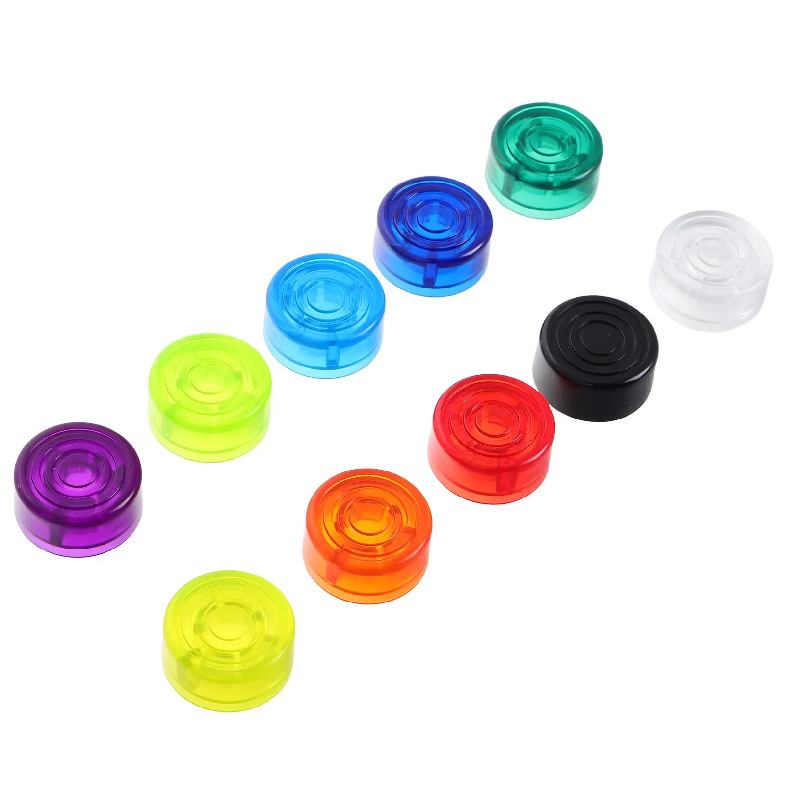 

20 Pcs Electric Guitar Effect Pedal Toppers Plastic Footswitch Caps for Sound Quality Enhancement Practical Accessories Guitar