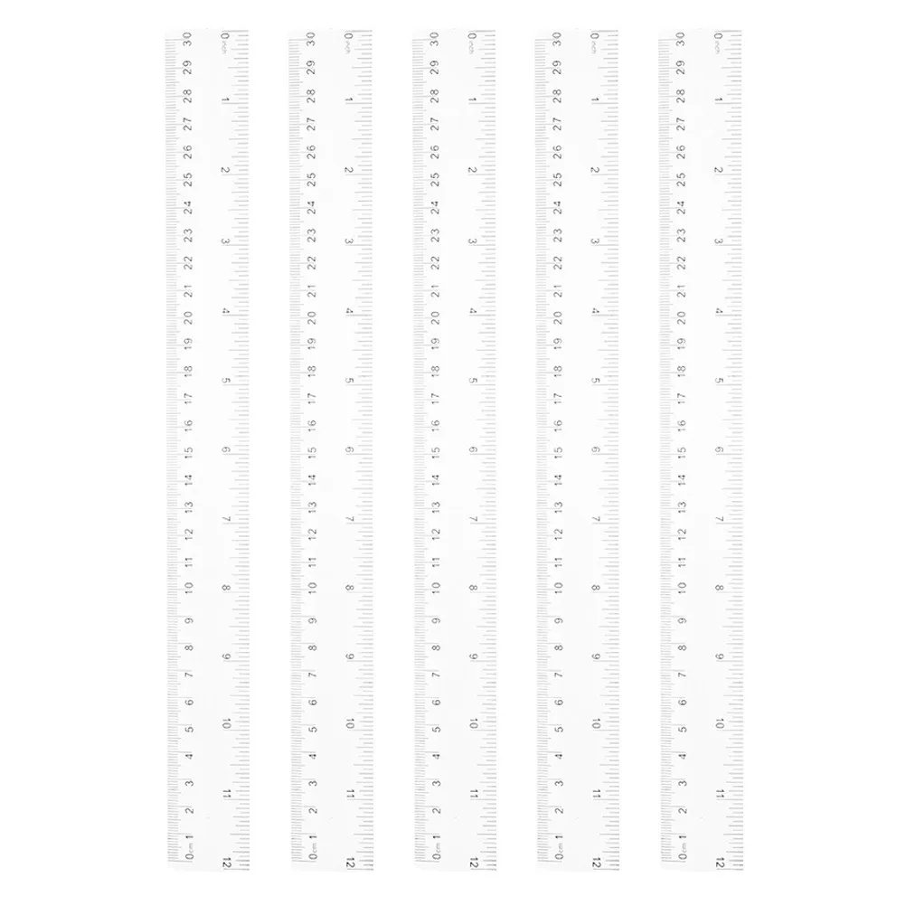 conjunto-de-5-reguas-transparentes-de-plastico-para-medicao-ideais-para-sala-de-aula-escritorio-estudantes-escala-de-arquitetura-e-desenho-tecnico