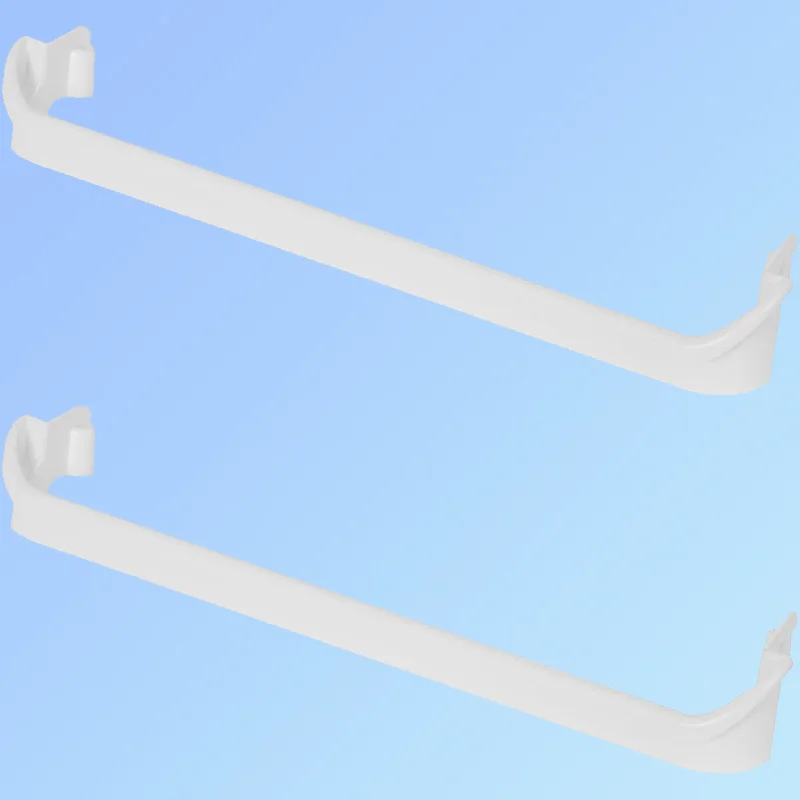 240534901 2Pcs Fridge Replacement Parts Door Shelf Rail Retainer Bar Rack