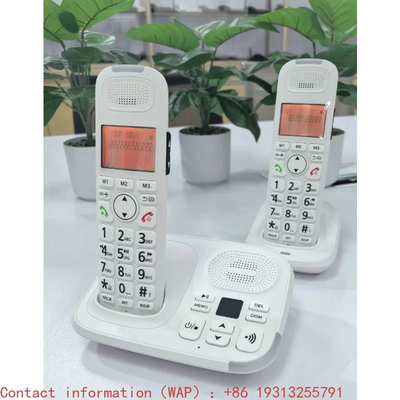 【Best-selling】Two Business Office Home Cordless Phones DECT Phones