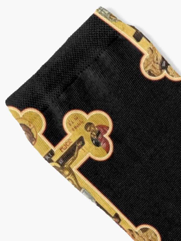 Orthodoxe Kreuz Symbol Socken Neujahr HipHop profession elle Laufsport Herren Socken Frauen