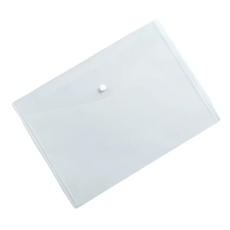 5pcs Portable For Documents Lightweight Expanding Wallet Home Office Snap Button PP Multifunctional File Folder A4 Size Storage