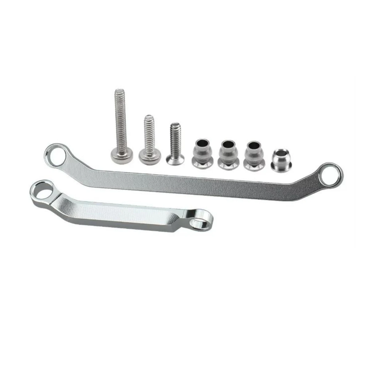 CNC Aluminum Steering Tie Rod Linkage Upgrade Kit for Axial 1/30 SCX30 4X4 Bronco Wrangler Mini RC Crawler