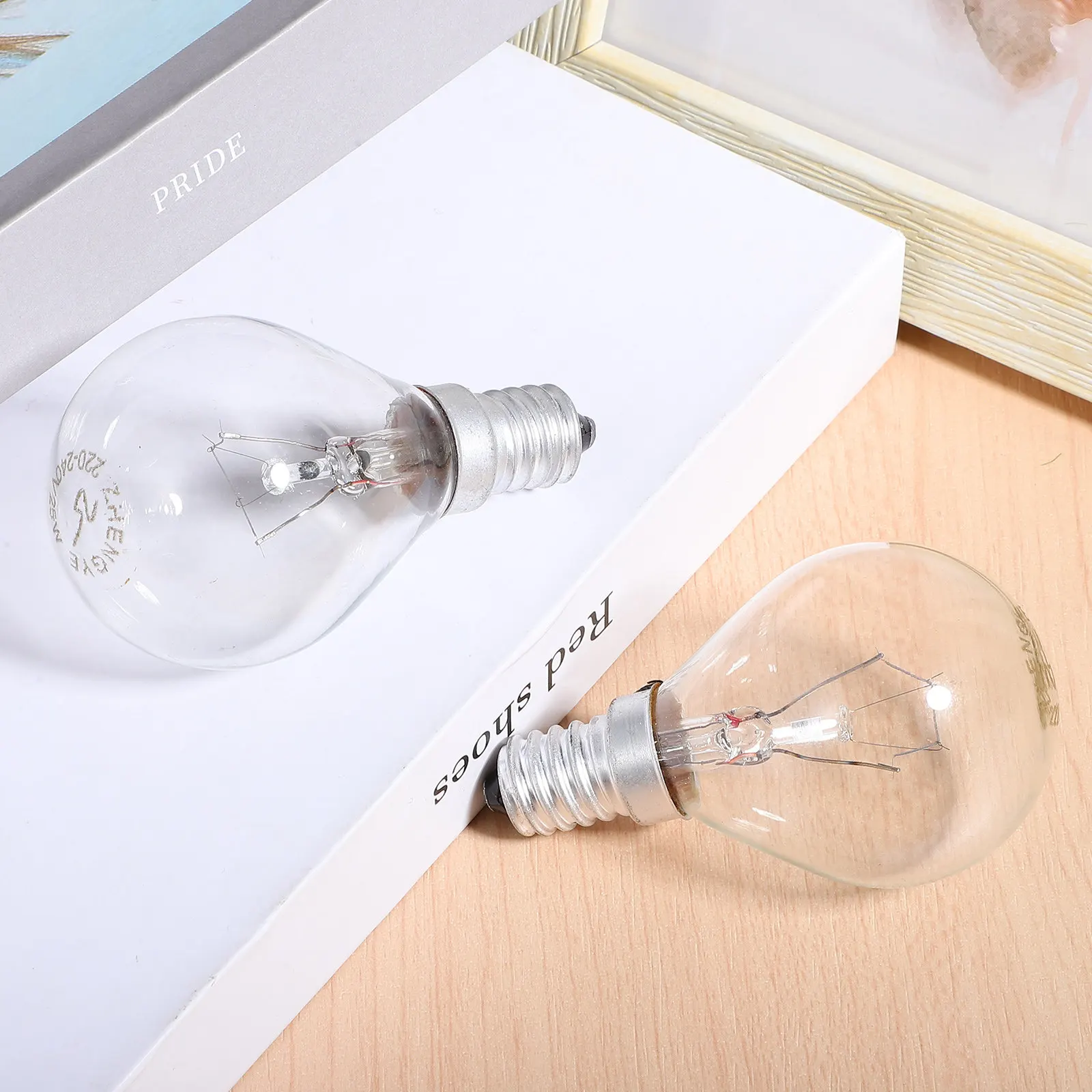 

10 шт. винтажных сферических лампочек E14, ретро-декоративные лампы для люстр, настенных и настольных светильников