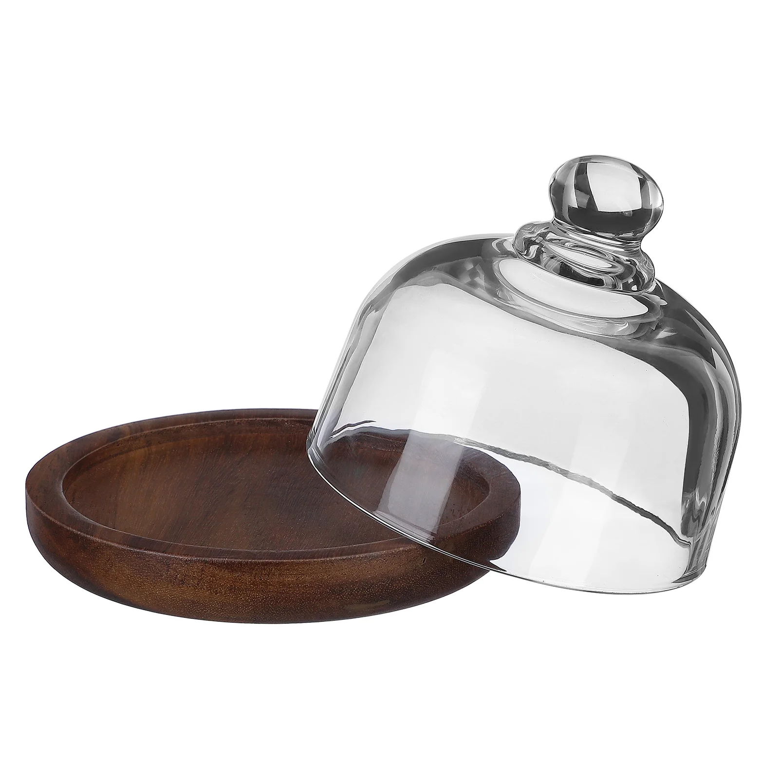 

Sweet Dessert Plate Glass Dome Cake Stand For Wedding Party Cupcake Display Fruit Candy Server Covered Food Plate
