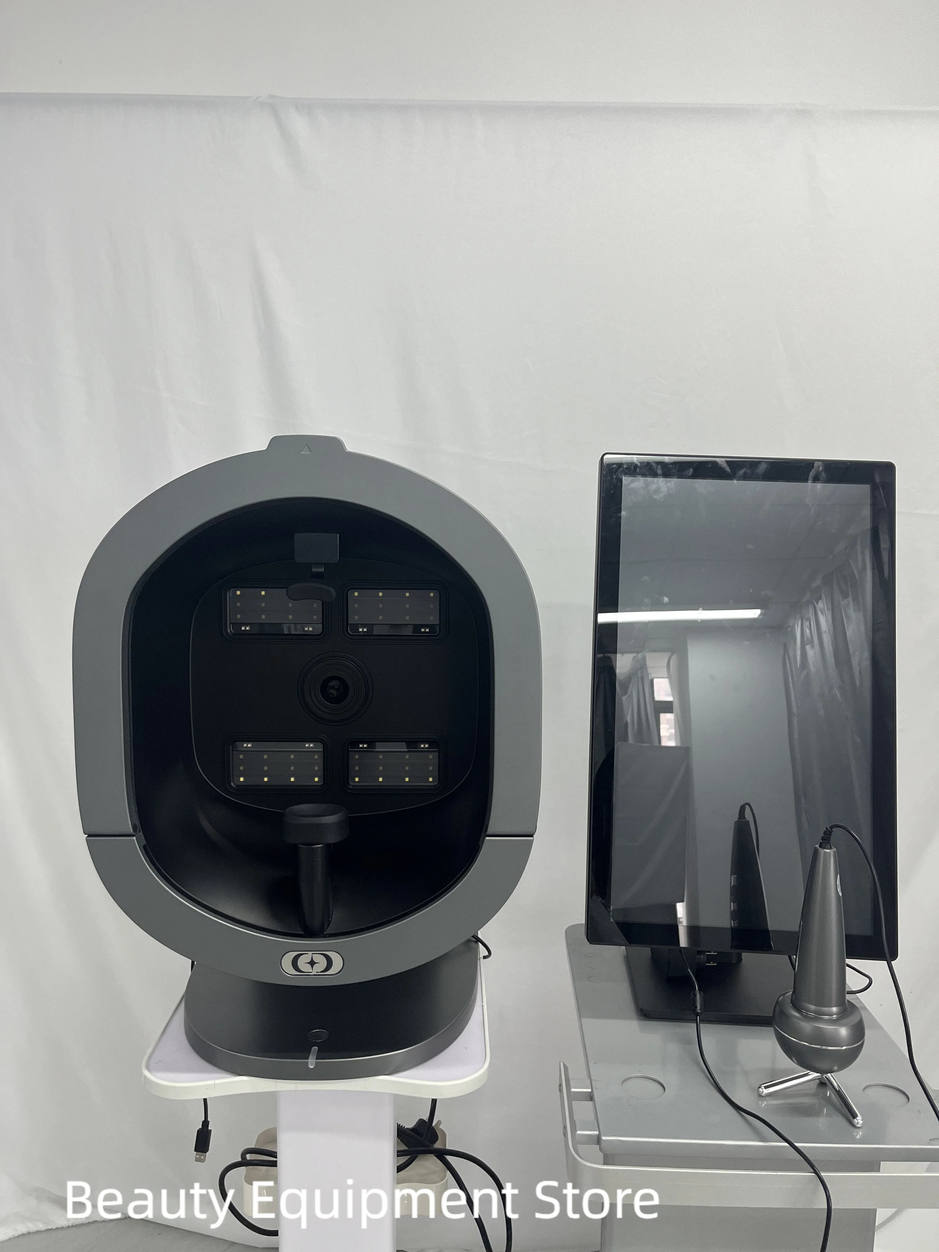 전문가용 3D 안면 X5 카메라 스캐너 UV 피부 및 모발 분석 측정기 디지털 안면 스캐너 피부 분석기