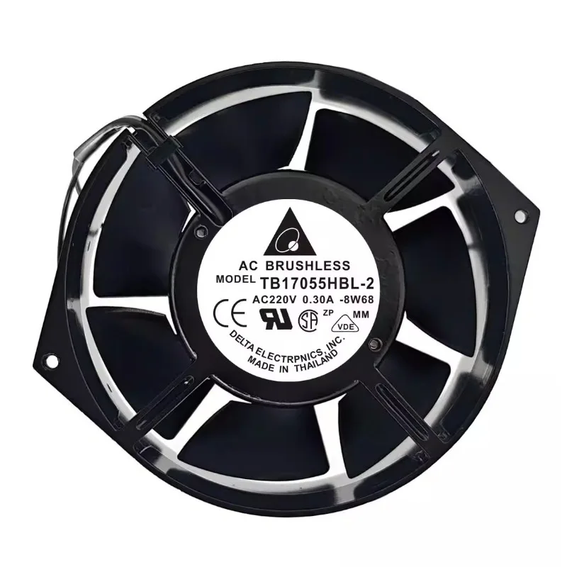 NEW CPU Fan for Delta TB17055HBL-2 AC220V 0.30A Dual Ball 17CM Axial Fan Plastic Leaf
