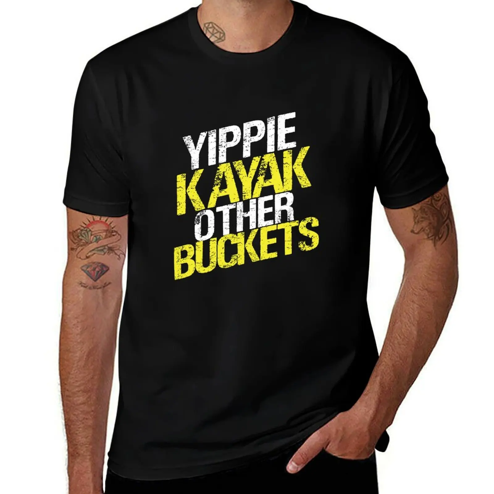 Yippie Kayak Other Buckets T-Shirt cotton t-shirt plain for man package T-Shirt