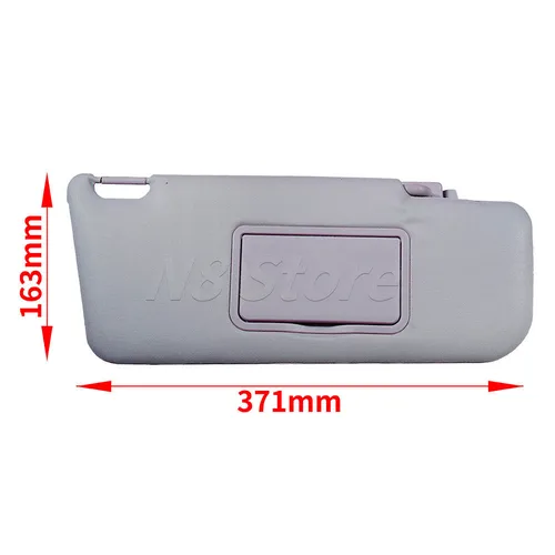 Imagen 2 del producto Para Fiat Panda MK2 2003-2011 Visera solar lado izquierdo o derecho con espejo y bolsillo 735362729 735362730