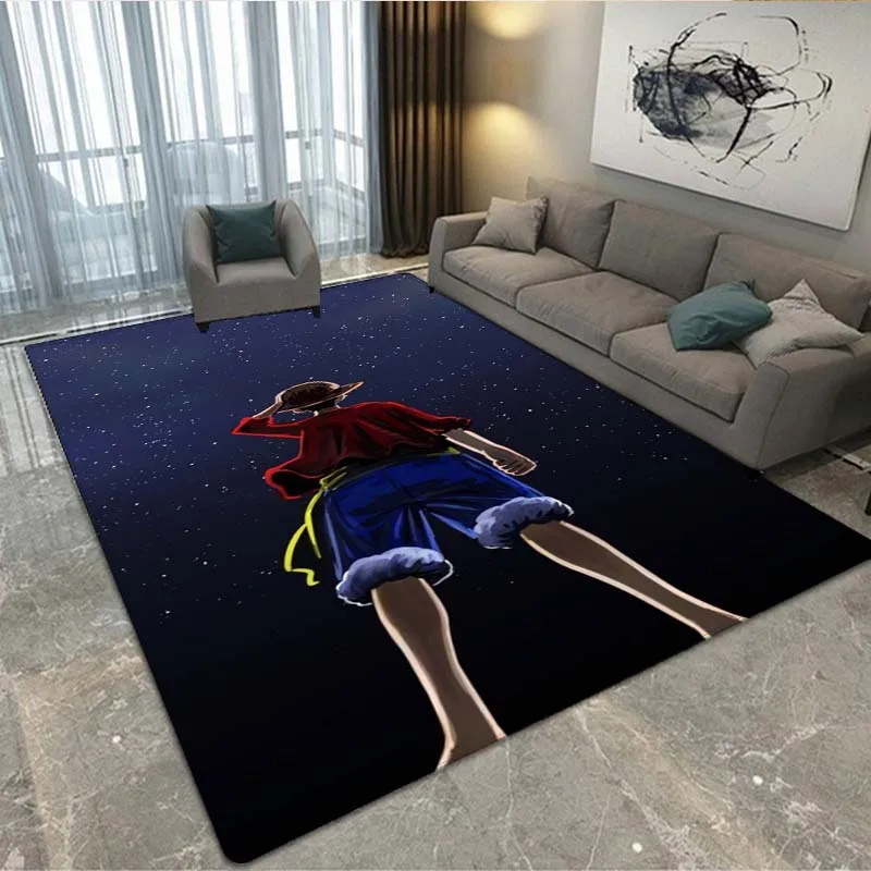 

3D Anime night sky Carpet Living Room Bedroom Decoration Bathroom Entrance kitchens Non Slip Area Rug Yoga Doormat Home Decor