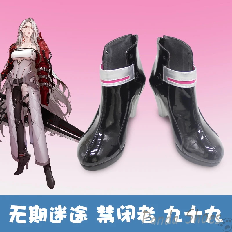 

Path To Nowhere Ninety-nine Cosplay Shoes Anime Game Cos Comic Cosplay Costume Prop Shoes for Con Halloween Party