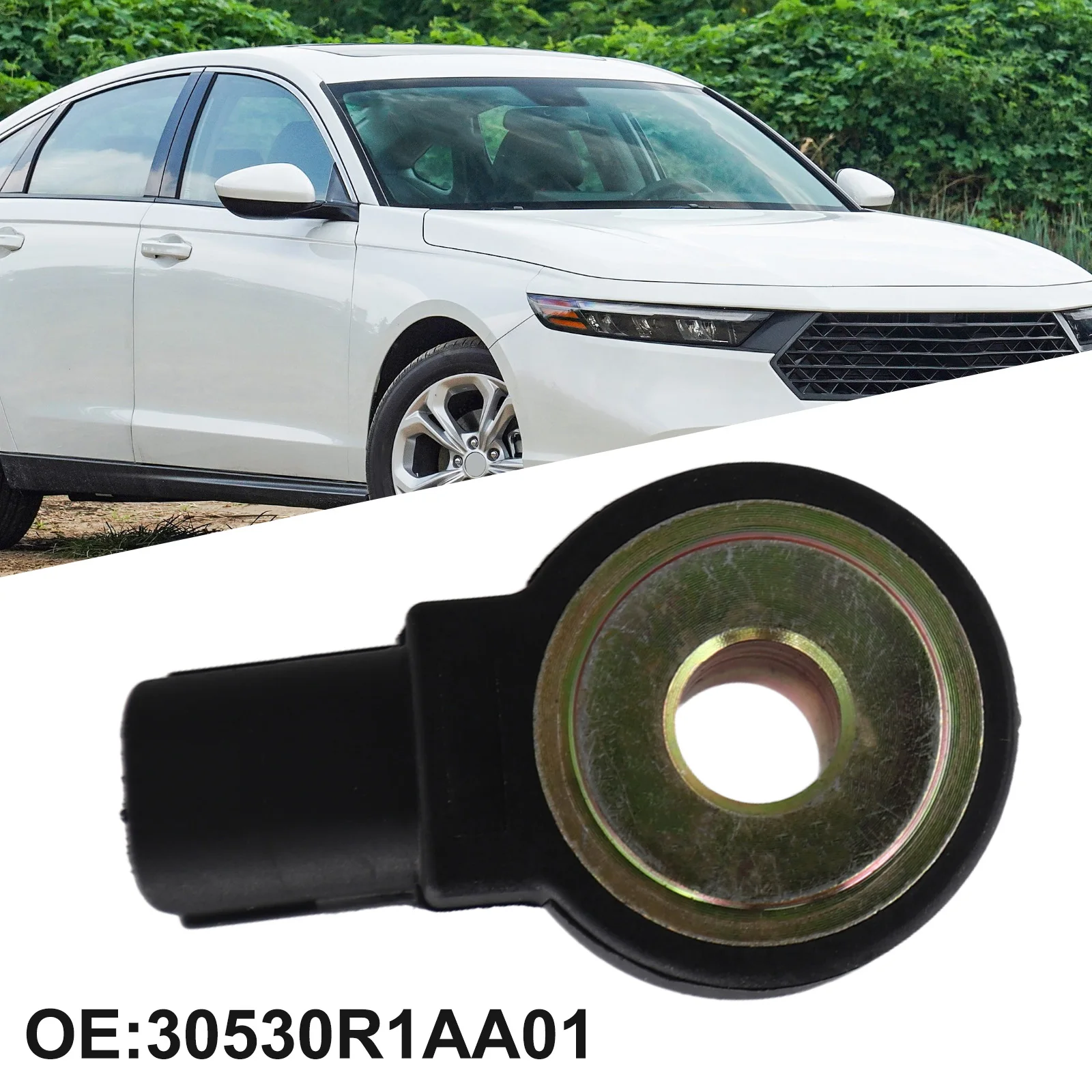 

Датчик детонации автозапчастей 30530-R1A-A01 ABS-металл Черный Совершенно новая замена Установка Прочный Легко устанавливается