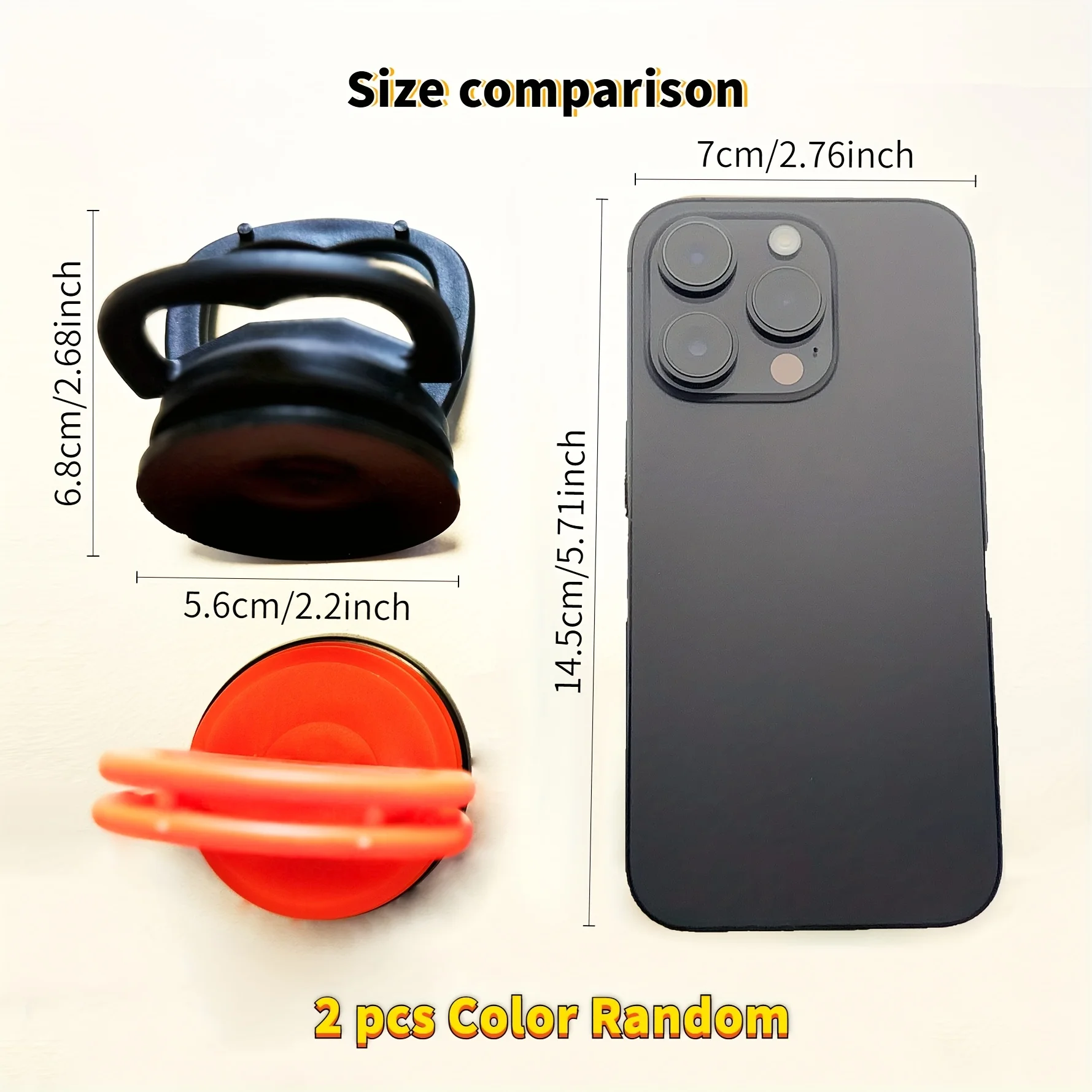 2 peças extrator de impacto de carro, não carregado, material abs, formato de carro, extrator côncavo de sucção de grande tração com disco de sucção de carro para reparo de amassados