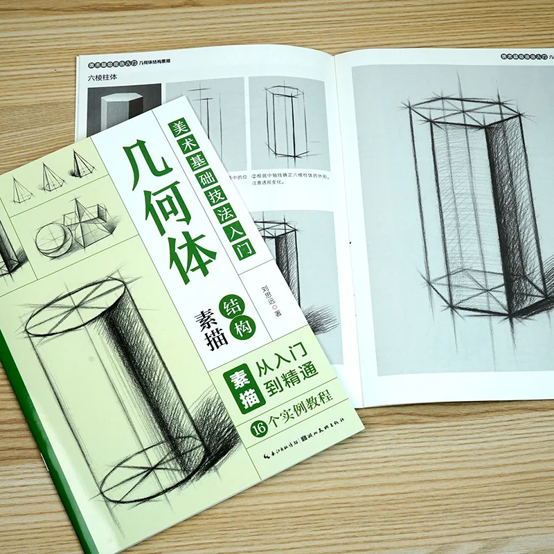 All 4 volumes Art Basic Techniques Introduction Sketch Tutorial Books Geometry Structure Still Life Structure Gypsum Head