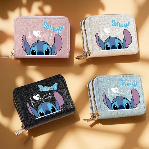 Portfel z podwójnym zamkiem błyskawicznym, portmonetka z przegródkami na karty - Duża pojemność na karty kredytowe i różne monety, akcesoria podróżne