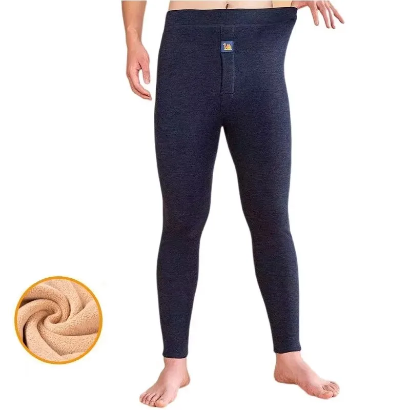 Thermal Underwear Men\'s Winter Clothes Fleece Keep Warm Pants Soft comfortable Underpants Sleepwear Breathable Thermo Leggings