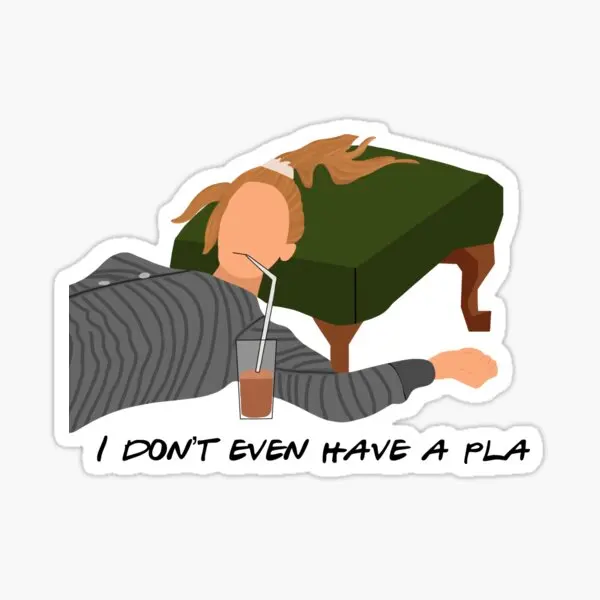 У меня даже нет 5 наклеек из пла для аниме-машины, милый рисунок для гостиной, детской, домашний фон, декор из мультфильма