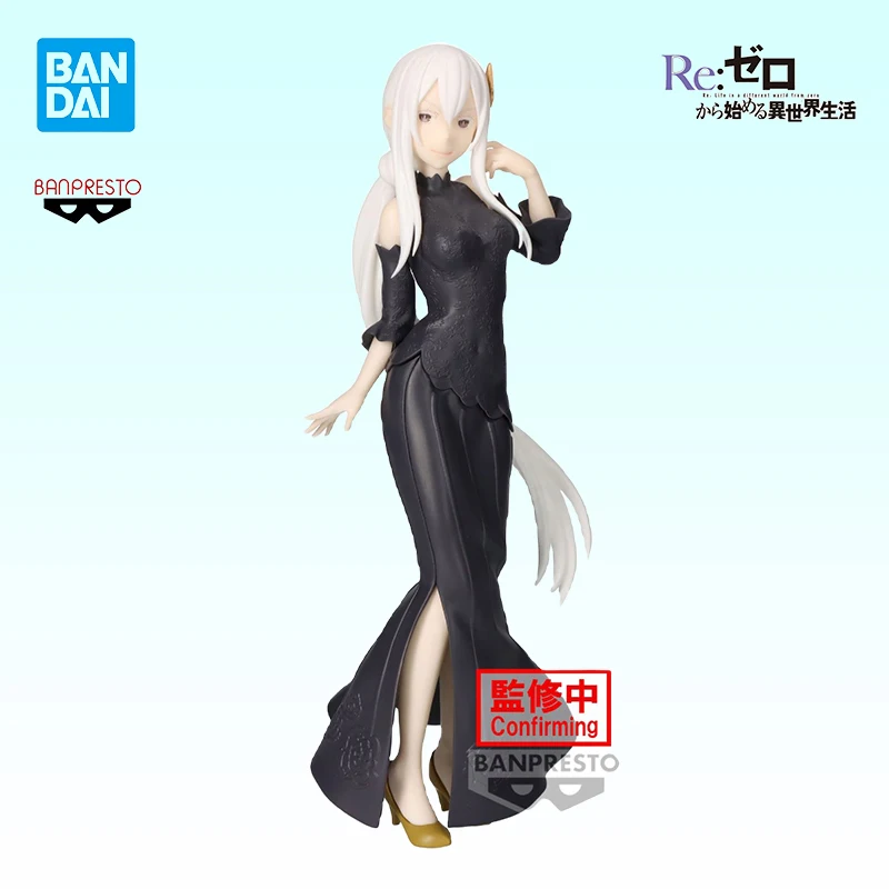 In Stock Banpresto Original GLITTER&GLAMOURS Kawaii ECHIDNA Re0 Anime Re: Life A Different World From Zero Action Figure Gitf