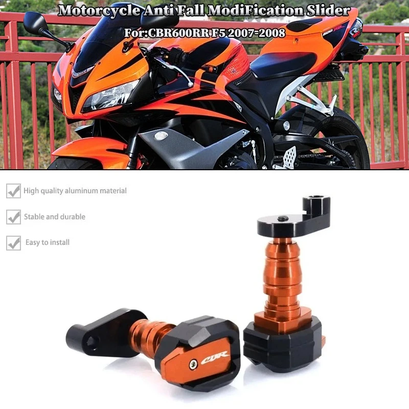 

For HONDA CBR 600RR CBR600RR F5 2007-2008 Motorcycle Falling Protection Frame Slider Fairing Guard Crash Protector