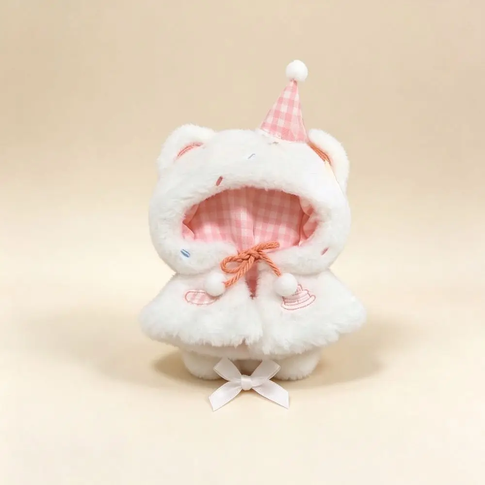 Photo Props Head Covers 10cm Doll Clothes Dress Up Cartoon Cotton Doll Clothes Daily Wear Kawaii Doll Cloaks DIY Toy