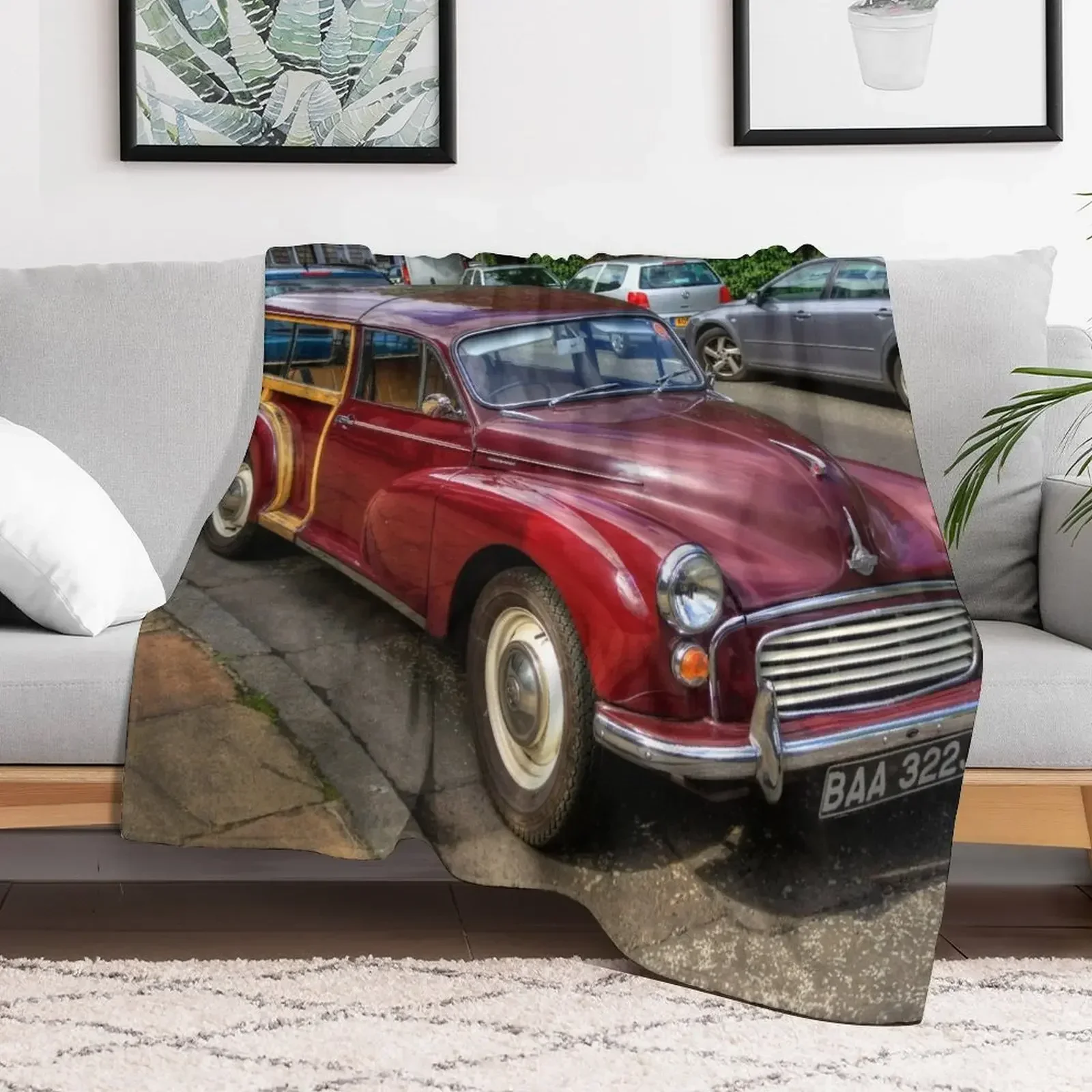 

Morris Minor 1000 Traveller Throw Blanket Personalized Gift Beautifuls sofa bed Blankets Soft Big manga Blankets